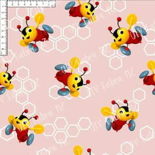 Buzzy bees pink