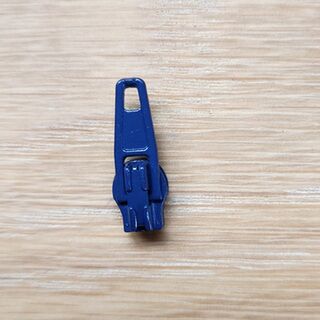 Navy blue zipper pull