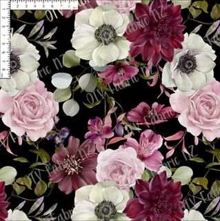 Dark dahlia floral