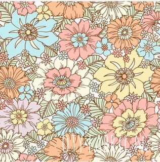 Retrol pastel floral RC
