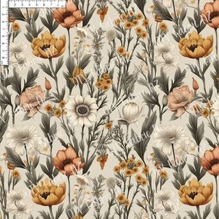 Muted floral pul