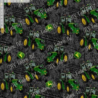 Green tractors tire bg pul